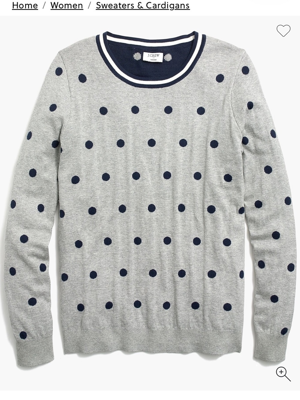 Polka-dot Teddie sweater